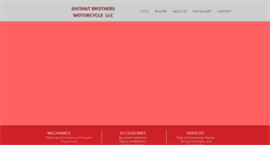 Desktop Screenshot of distantbrothersmotorcycle.com